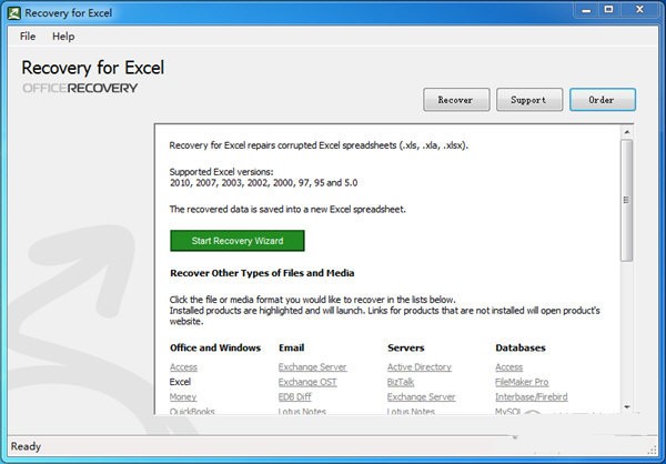 Recovery for Excel(Excelļ޸)