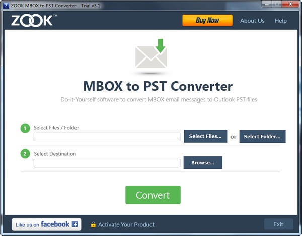 ZOOK MBOX to PST Converter(MBOXתPSTʽ)