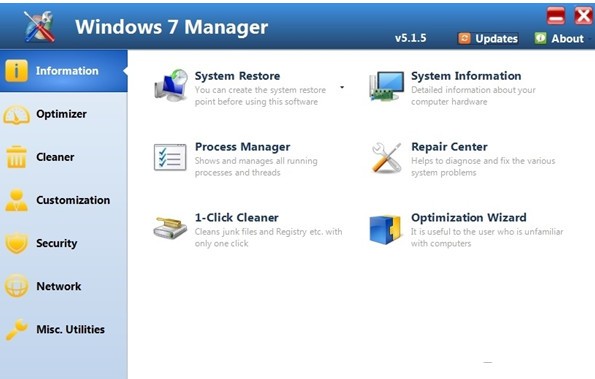 Windows7 Manager(Win7ϵͳŻ)