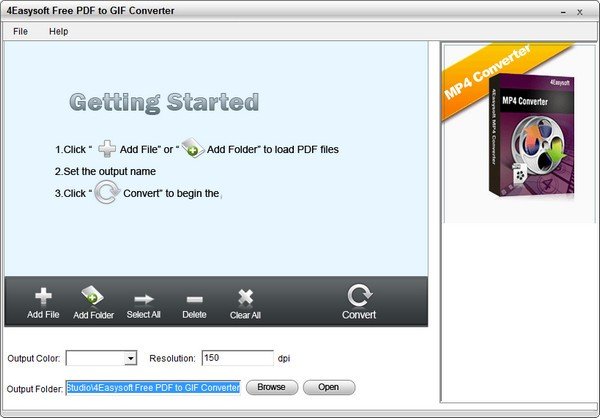 4Easysoft Free PDF to GIF Converter(PDFתGIFת)