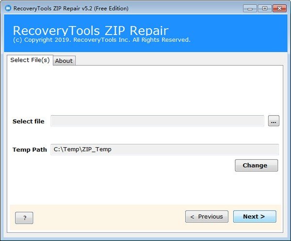 RecoveryTools ZIP Repair(ѹļ޸)