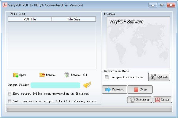 VeryPDF PDF to PDFA Converter(PDFת)