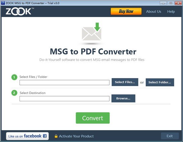 ZOOK MSG to PDF Converter(MSGתPDFת)