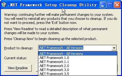 .NET Framework Cleanup Tool (ɾ .NET )