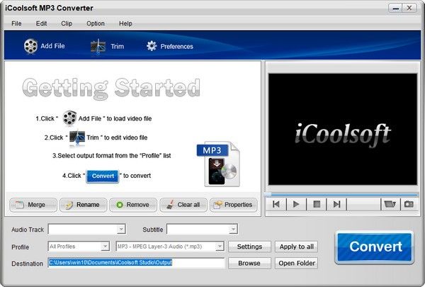 iCoolsoft MP3 Converter(MP3Ƶʽת)