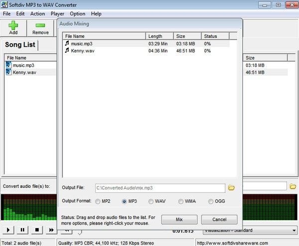 Softdiv MP3 to WAV Converter(MP3תWAVת)