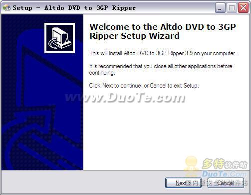 Altdo DVD to 3GP Ripper