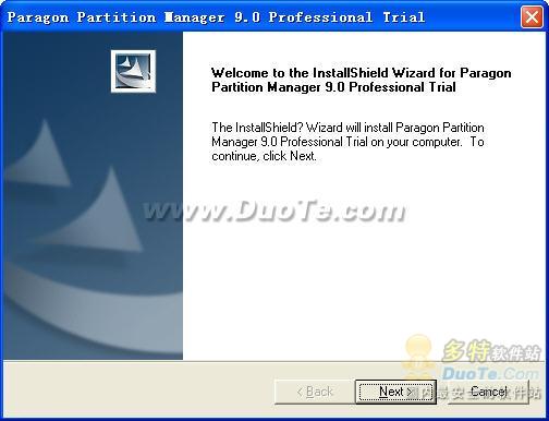 Paragon Partition Manager Professional Edition