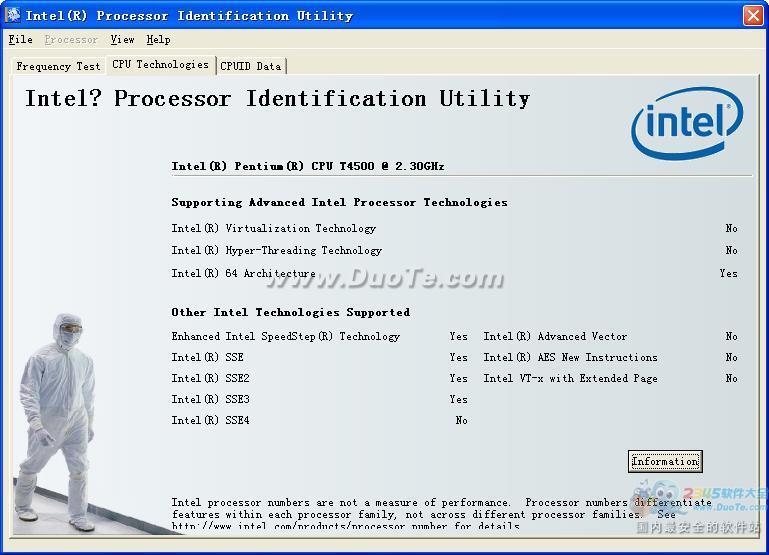 Intel Processor Identification