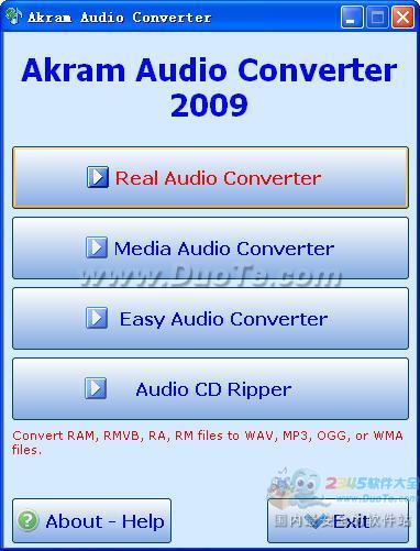 AKRAM Audio Converter 2009(Ƶʽת)