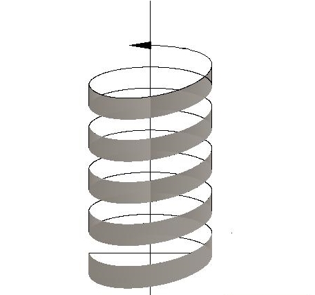 螺旋上升图模型图片
