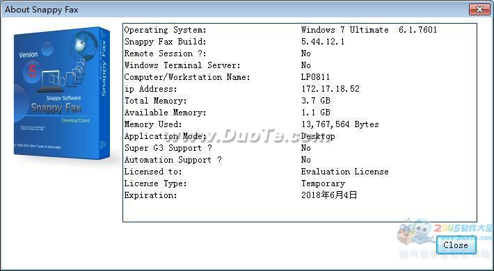 Sny Fax Desktop/Client
