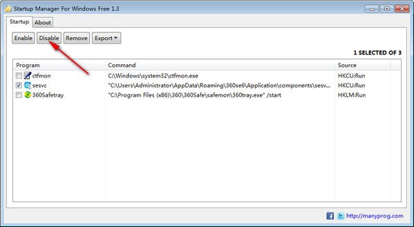 Startup Manager For Windows Free(ϵͳ)