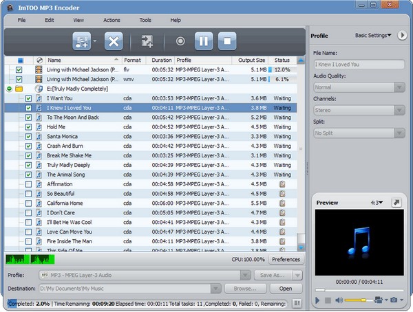 ImTOO MP3 Encoder(MP3ʽת)