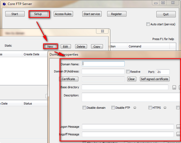 Core FTP Server(FTP)