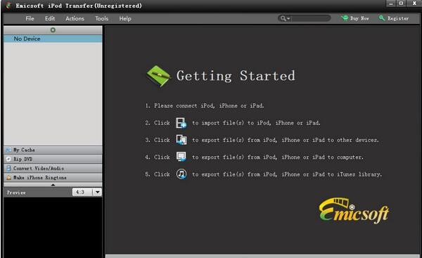 Emicsoft iPod Transfer(iPodת)