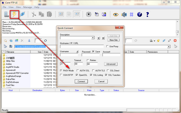 Core FTP LE(FTP)