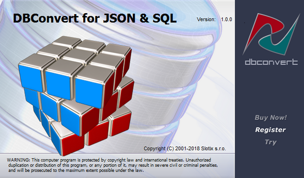 DBConvert for JSON and SQL(ݿļת)