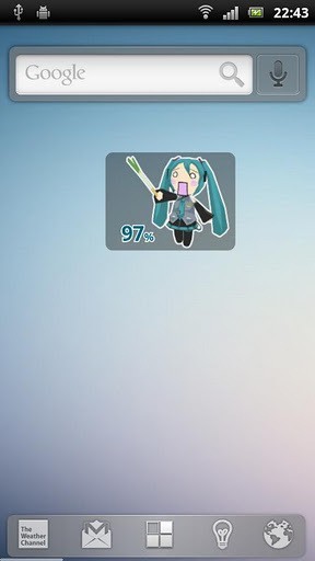初音未来电量显示插件