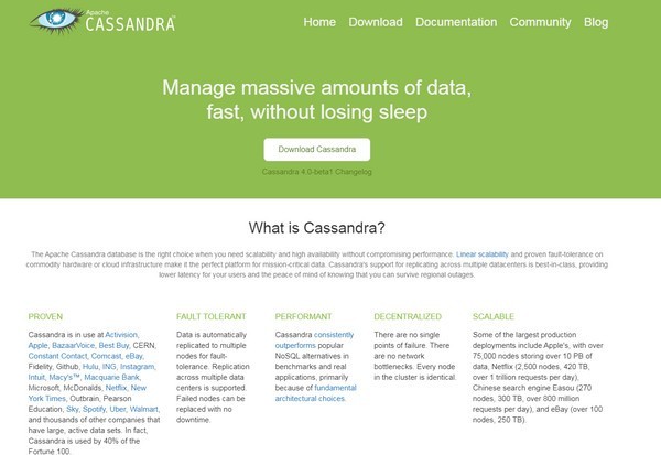 Apache Cassandra(分布式数据库)