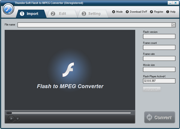 ThunderSoft Flash to MPEG Converter