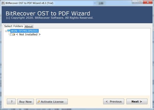 BitRecover OST to PDF Wizard(OSTתPDFת)