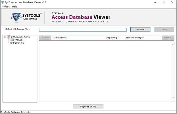 SysTools Access Database Viewer(数据库查看工具)