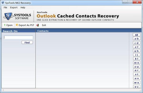 SysTools Outlook Cache Contacts Recovery(邮箱处理工具)