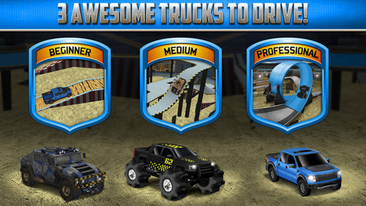 3D Monster Truck Parking Simulator Game