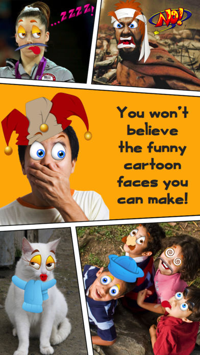 Funny Cartoon Face Photo Boothͼ0