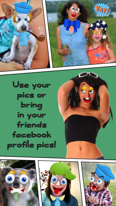 Funny Cartoon Face Photo Boothͼ1