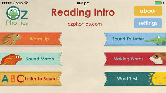Reading Intro by Oz Phonics