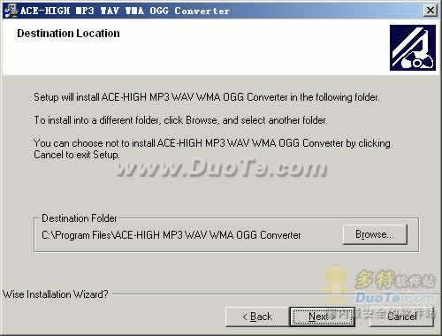 ACE HIGH MP3 WAV WMA OGG Converter(Ƶת)