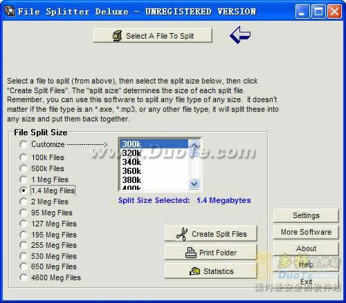 File Splitter Deluxe