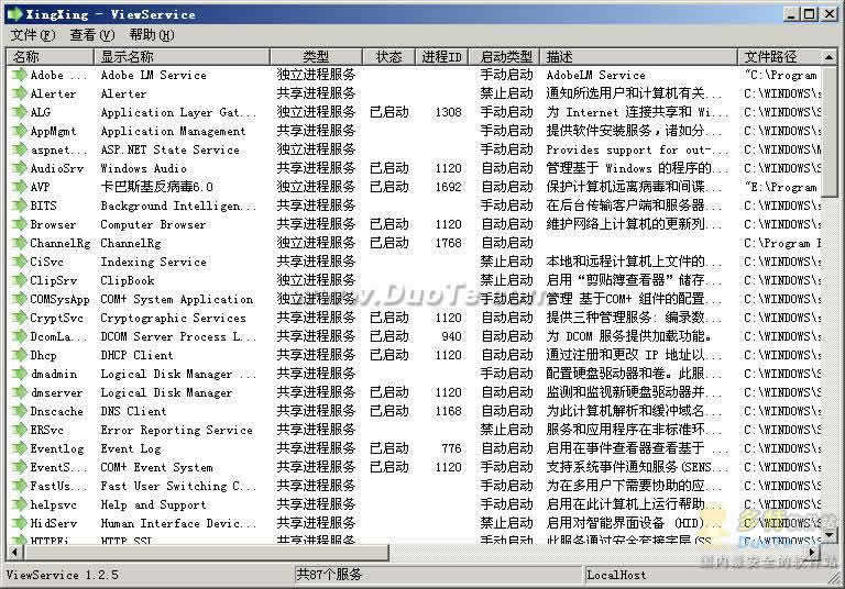 Windows(ViewService)