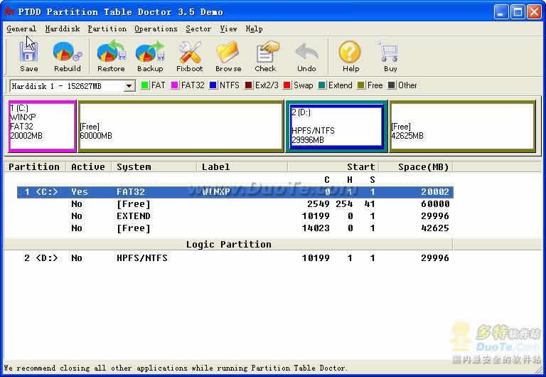 Partition Table Doctor