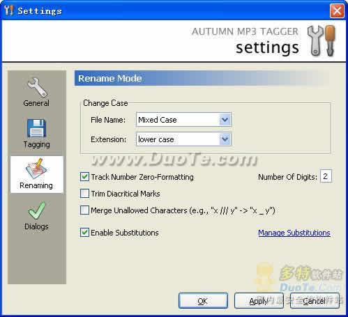 Autumn MP3 Tagger
