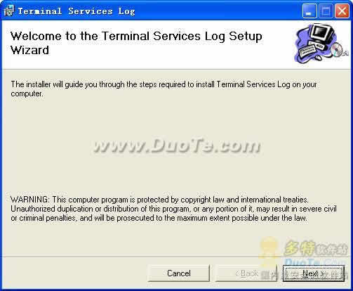 Terminal Services Log