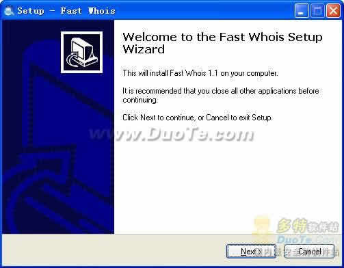 Fast WhoIs