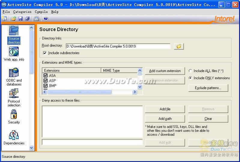 ActiveSite Compiler