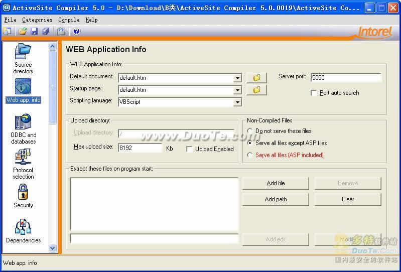ActiveSite Compiler
