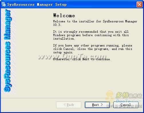 SysResources Manager