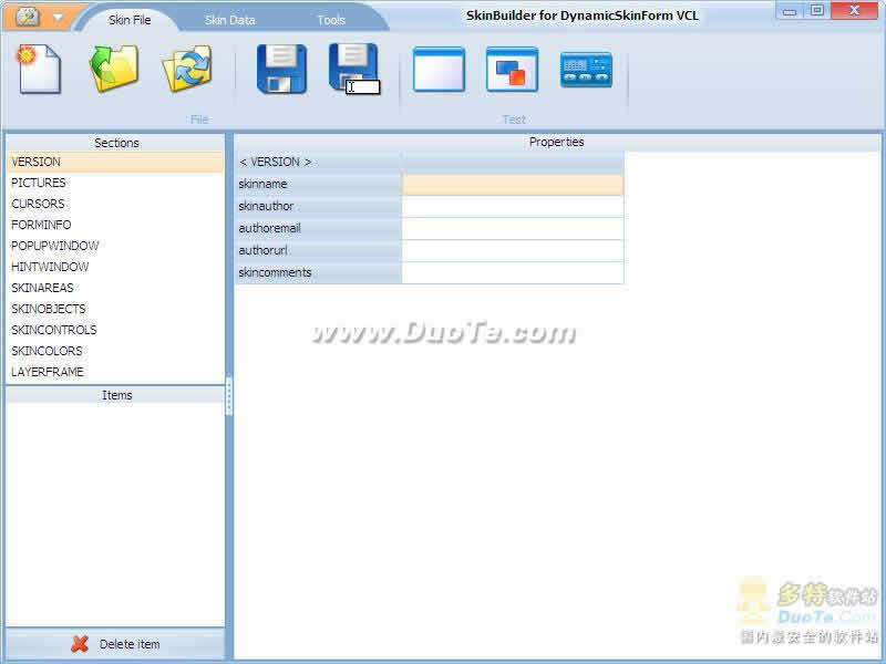 DynamicSkinForm VCL for Delphi 7