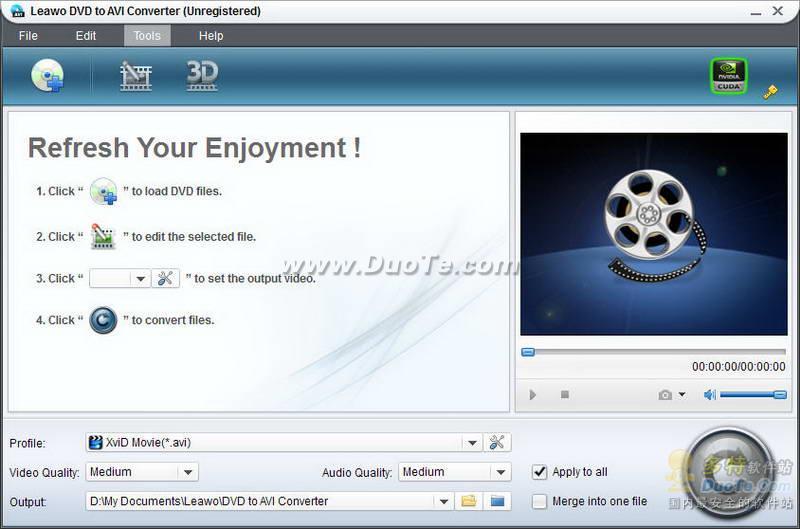 Leawo DVD to AVI Converter