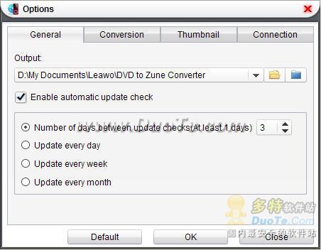 Leawo Free DVD to Zune Converter