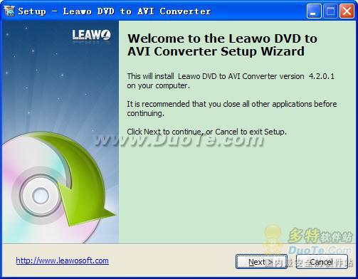 Leawo DVD to AVI Converter
