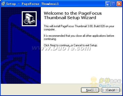 PageFocus Thumbnail