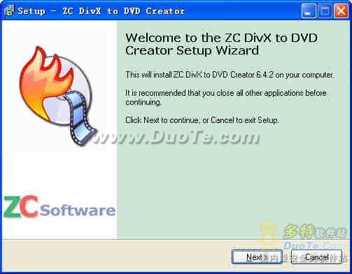 Apollo DivX to DVD Creator