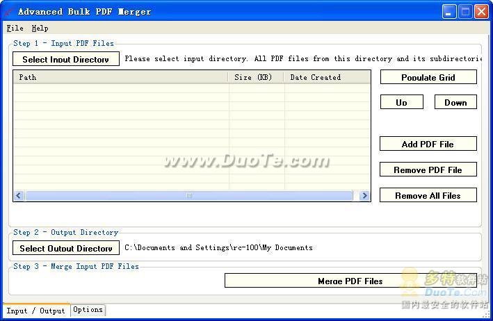 Advanced Bulk PDF Merger