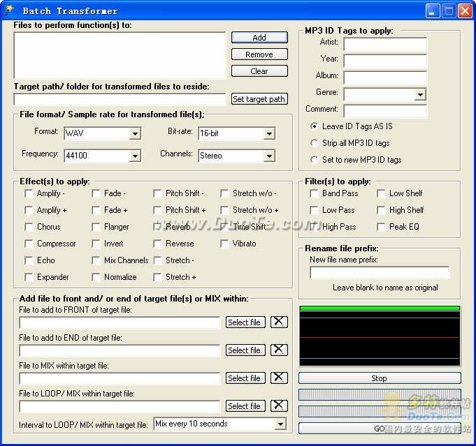 Wave MP3 Editor